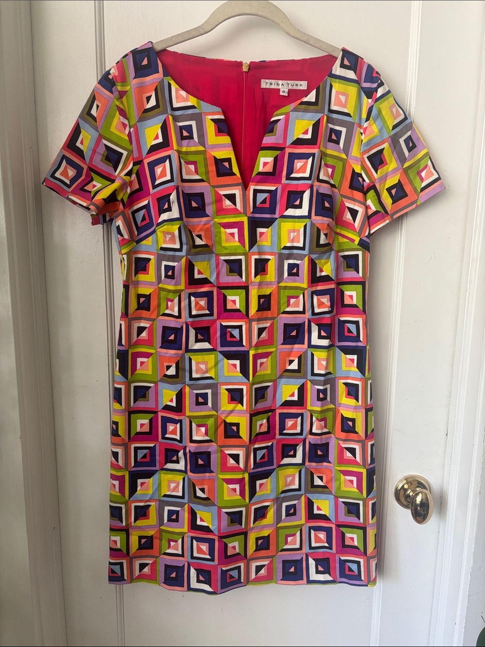 Trina Turk Shift Dress - Sz 8 EUC